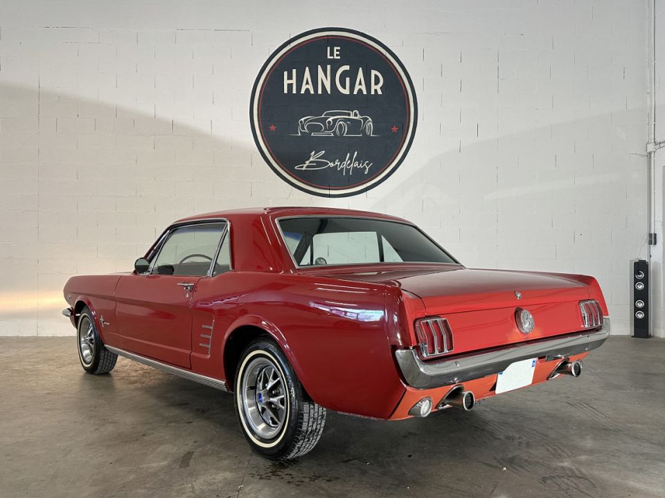 Ford Mustang 289 CI V8 4.7 271ch BVA3 - Coupé Rouge Iconique de 1966 avec Garantie - image 4