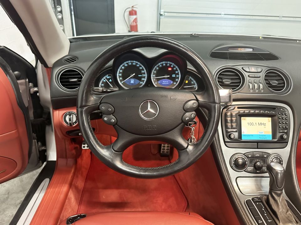 MERCEDES CLASSE SL 350 V6 3.7 245ch BVA5 Cabriolet Gris Argent - Garantie 12 mois - image 9