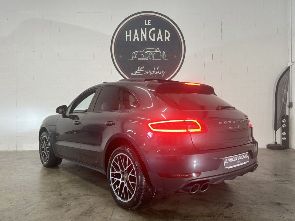 Porsche Macan S Diesel V6 3.0 258ch PDK7, SUV Gris Volcano en excellent état - image 4