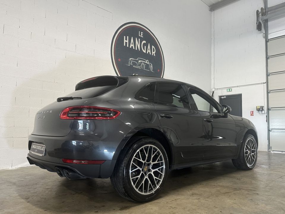 Porsche Macan S Diesel V6 3.0 258ch PDK7, SUV Gris Volcano en excellent état - image 20