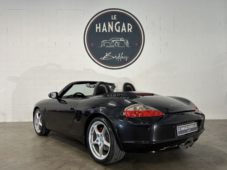 PORSCHE BOXSTER S Type 986.2 3.2 260ch BVM6 - Cabriolet Noir Basalte - image 4