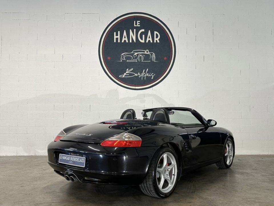 PORSCHE BOXSTER S Type 986.2 3.2 260ch BVM6 - Cabriolet Noir Basalte - image 8