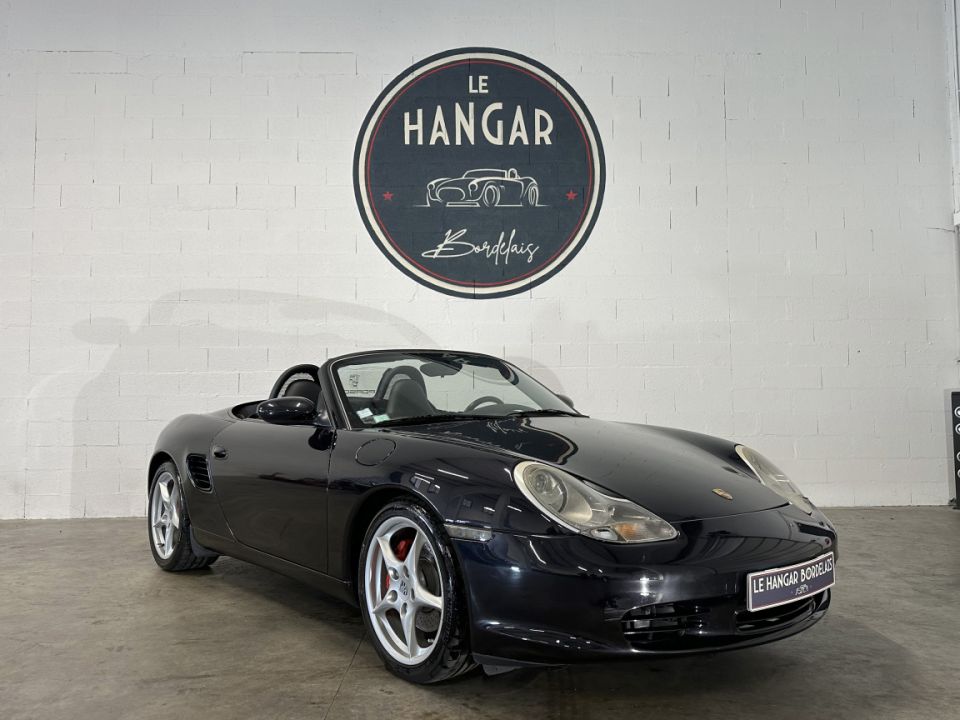 PORSCHE BOXSTER S Type 986.2 3.2 260ch BVM6 - Cabriolet Noir Basalte - image 12